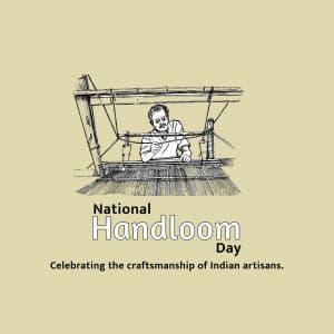 National Handloom Day creative image