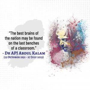 Dr APJ Abdul Kalam Punyatithi ad post