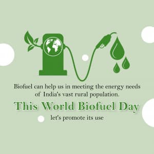 World Biofuel Day creative image