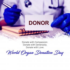 World Organ Donation Day Instagram Post