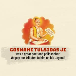 Tulsidas Jayanti graphic