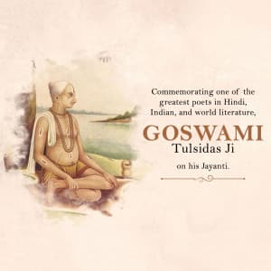 Tulsidas Jayanti creative image