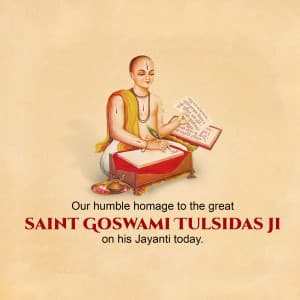 Tulsidas Jayanti poster Maker