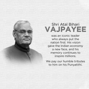 Atal Bihari Vajpayee Punyatithi Instagram Post