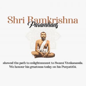 Sri Ramakrishna Punyatithi Instagram Post