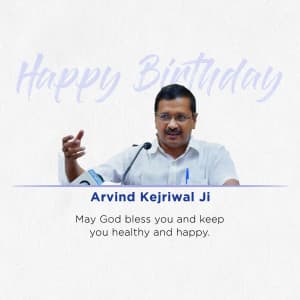 Arvind Kejriwal | Birthday post