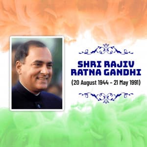 Rajiv Gandhi Jayanti graphic