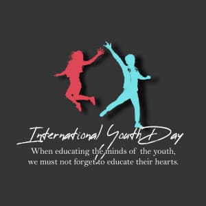 International Youth Day greeting image