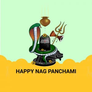 Nag Panchami marketing poster