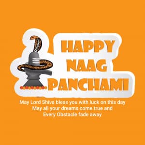 Nag Panchami marketing flyer