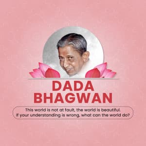 Dada Bhagwan Social Media post