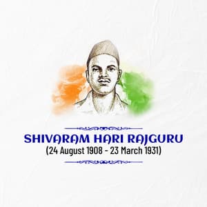 Shivaram Rajguru Jayanti graphic