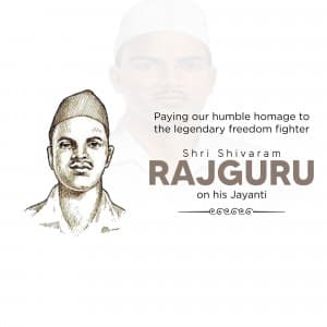 Shivaram Rajguru Jayanti creative image