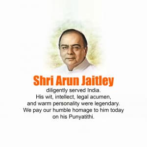 Arun Jaitley Punyatithi Instagram Post