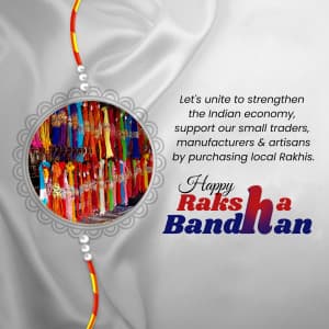 Vocal For Local Raksha Bandhan greeting image