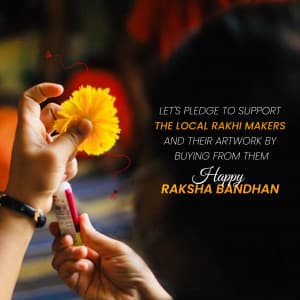 Vocal For Local Raksha Bandhan graphic