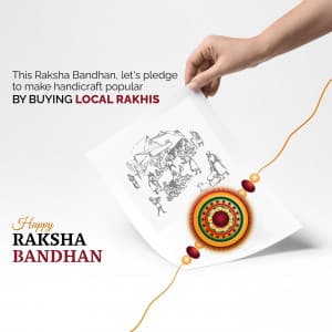 Vocal For Local Raksha Bandhan event advertisement