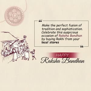 Vocal For Local Raksha Bandhan graphic