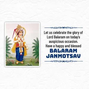 Lord Balarama Jayanti video