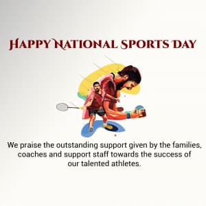 National Sports Day Instagram Post