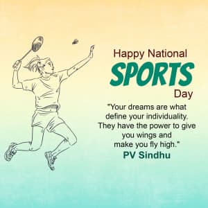 National Sports Day event advertisement