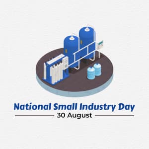 National Small Industry Day event advertisement