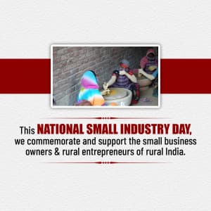 National Small Industry Day graphic