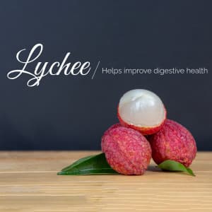 Lychee promotional post