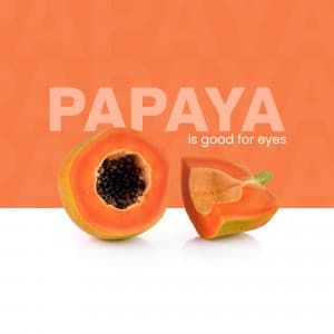 Papaya promotional template