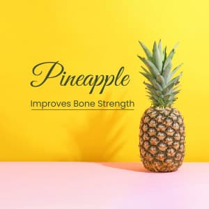 Pineapple promotional post