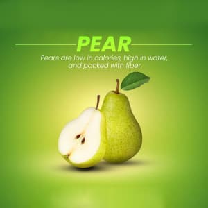 Pear promotional template