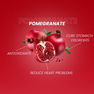 Pomegranate promotional poster