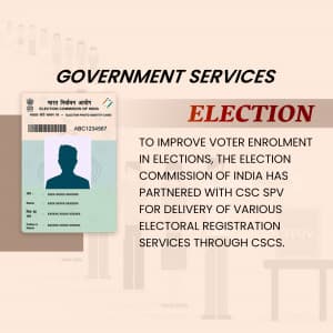 Election Card promotional post