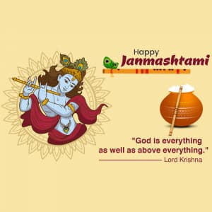 Saying of Shri Krishna festival image