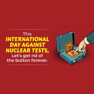 International Day Against Nuclear Tests Instagram Post