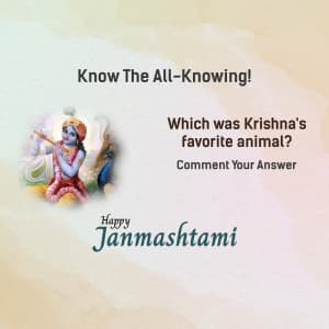 Krishna Quiz flyer