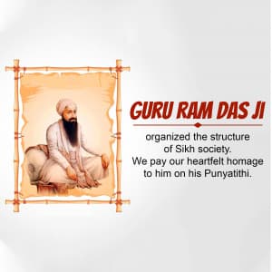 Guru Ram Das Punyatithi graphic