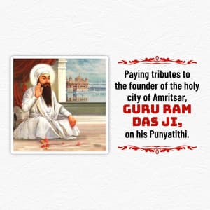 Guru Ram Das Punyatithi poster Maker