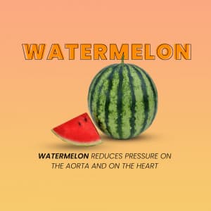 Watermelon promotional post