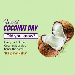World Coconut Day ad post