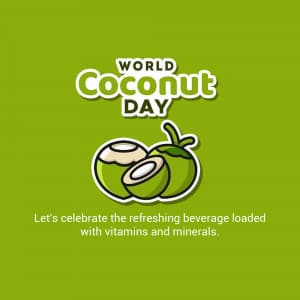 World Coconut Day marketing poster