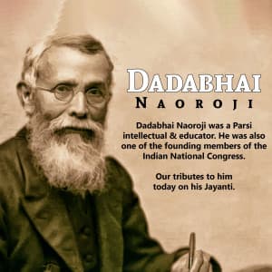 Dadabhai Naoroji Janm Jayanti Instagram Post