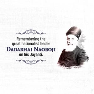 Dadabhai Naoroji Janm Jayanti poster Maker