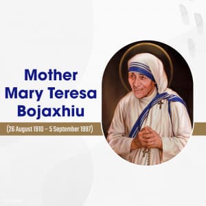 Mother Teresa Punyatithi poster Maker