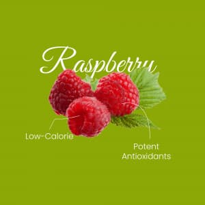 Raspberry promotional poster