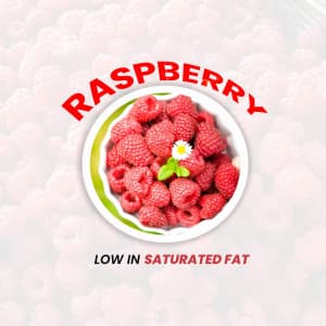 Raspberry promotional post