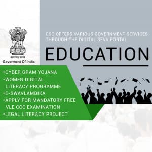 Education with CSC flyer