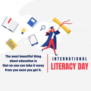 International Literacy Day greeting image