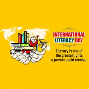 International Literacy Day poster Maker