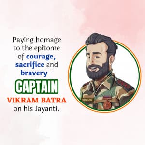 Vikram Batra Jayanti event poster